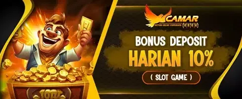 Bonus Deposit Harian Ekstra 10% promotion banner